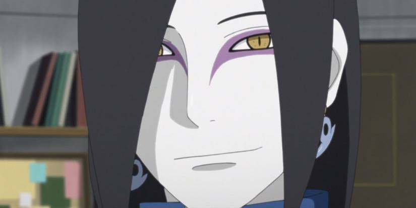 Orochimaru smiling from Boruto.