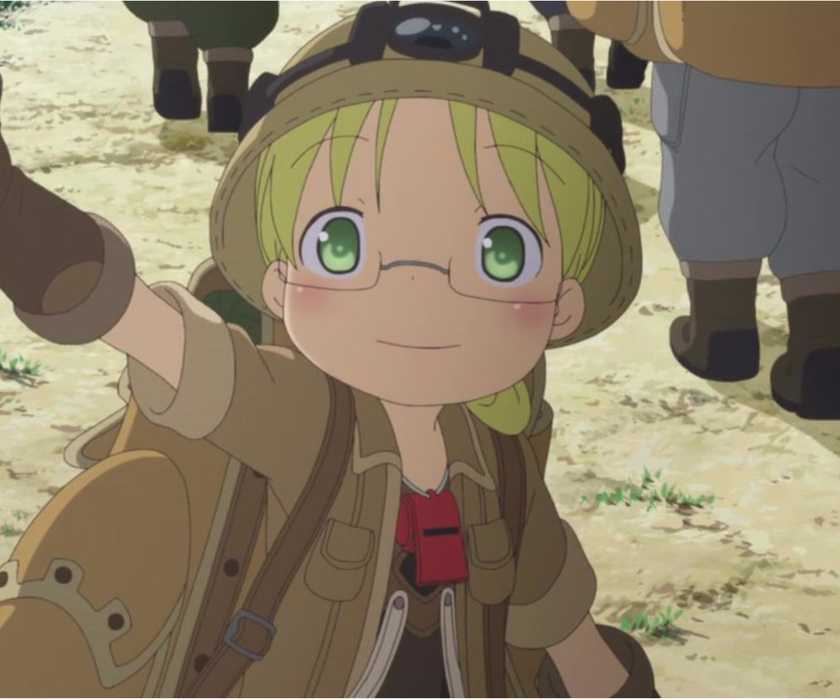 Riko reaches out a hand in Made in Abyss.