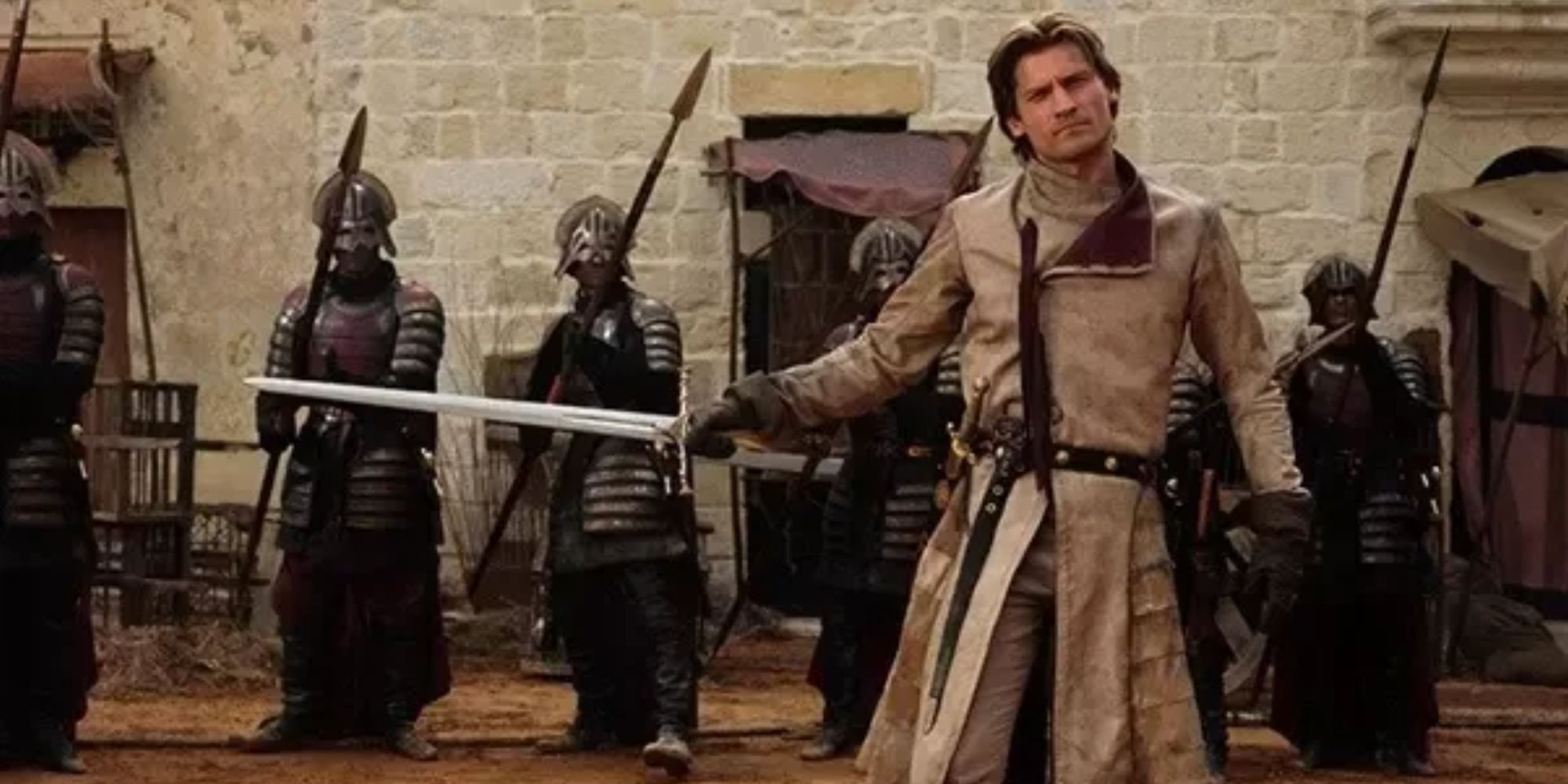 Jaime Lannister na primeira temporada de Game of Thrones.