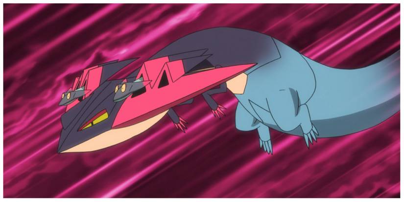 Galar Champion Leon's Dragapult in the Pokémon Journeys anime.
