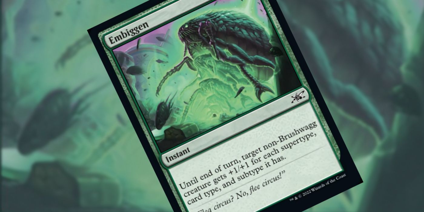 Magic: The Gathering Reveals the Origin of Unfinity's 'Non-Brushwagg' Restriction Magic: The Gathering Reveals the Origin of Unfinity's 'Non-Brushwagg' Restriction