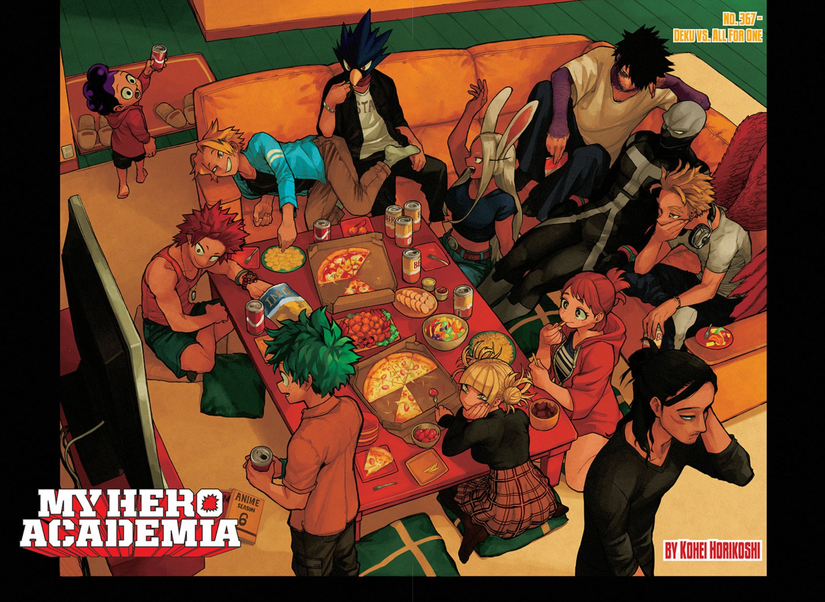 My Hero Academia Season 6 is Homaged in Chapter 367's Color Page