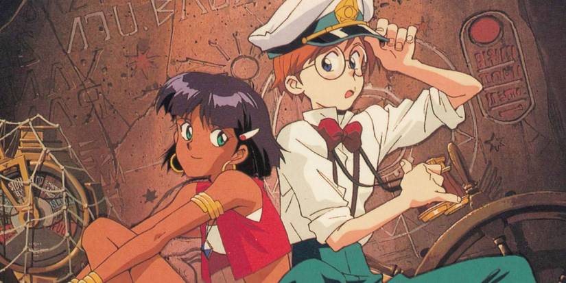 Nadia and Jean stick by each other in Nadia: The Secret of Blue Water.