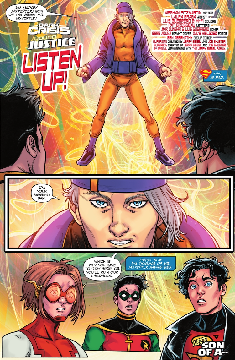 Mr. Mxyzptlk's Son's DC Debut Hides a Horrible Young Justice Secret