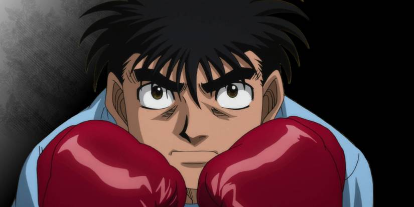 Ippo prepares to box in Hajime no Ippo