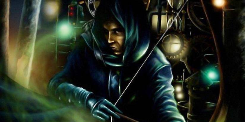 Garrett lurks in the shadows in Thief II The Metal Age