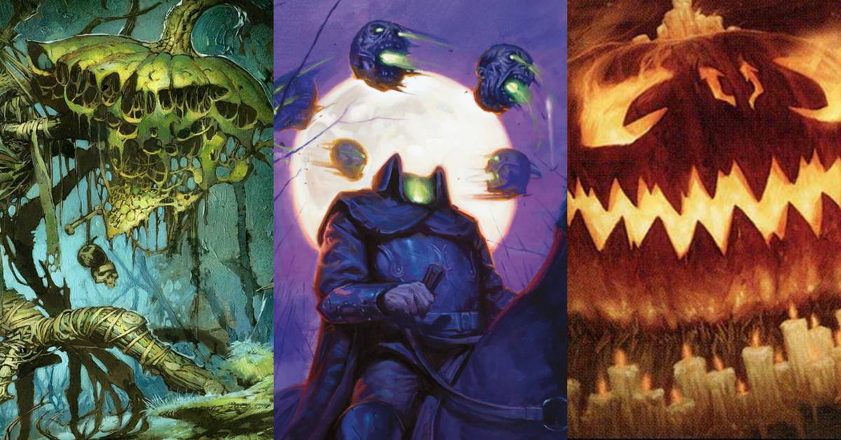 halloween themed mtg commander deck with the Reaper King Custom commander for my Halloween-themed