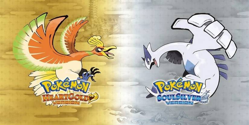 Official art for Pokemon Heartgold and Soulsilver