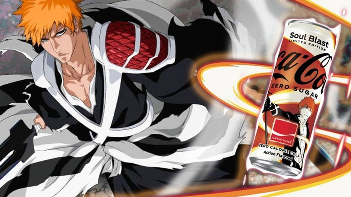 Bleach, Coca-Cola Team for Limited Edition 'Zero Sugar Soul Blast' Flavor
