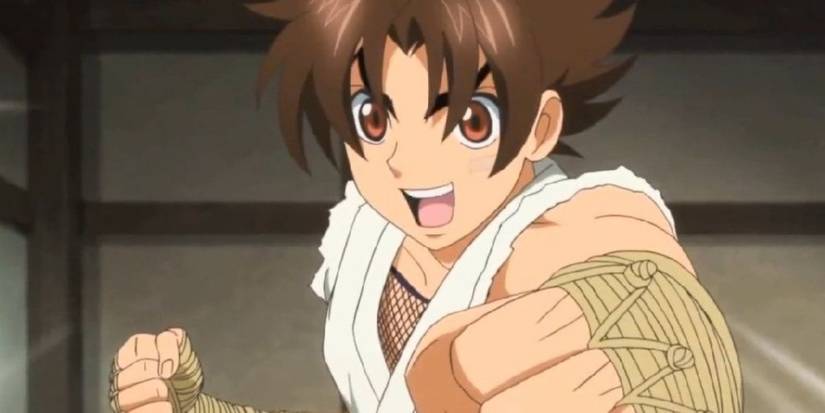 Entraînement aux arts martiaux Kenichi dans Kenichi : le disciple le plus puissant.