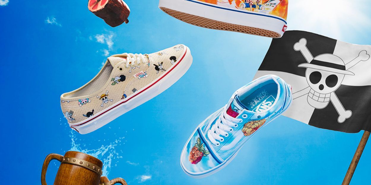 Vans Customs x One Piece Japan Luffy Slip-On Anime Shoes Straw Hat Crew 11.5 One Piece X Authentic  main image 4