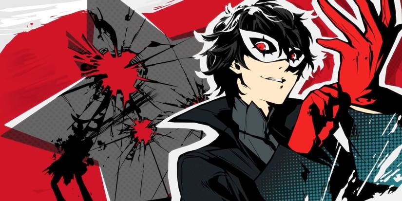 Persona 5 Royal gameplay featuring Joker's all out attack.