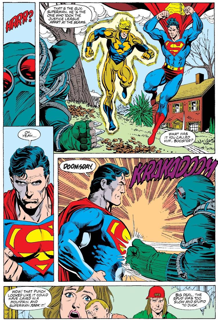 Superman Issmashed Doomsday First Smashed His Way to Infamy 30 Years Ago