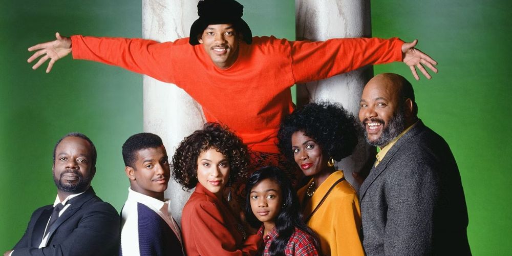 Will Smith com a Família Banks em Um Maluco no Pedaço