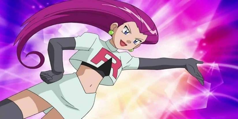 Jessie from Team Rocket poses in Pokemon