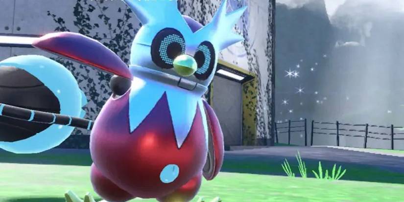 An Iron Bundle Paradox Pokémon appears in Pokémon Scarlet & Violet.