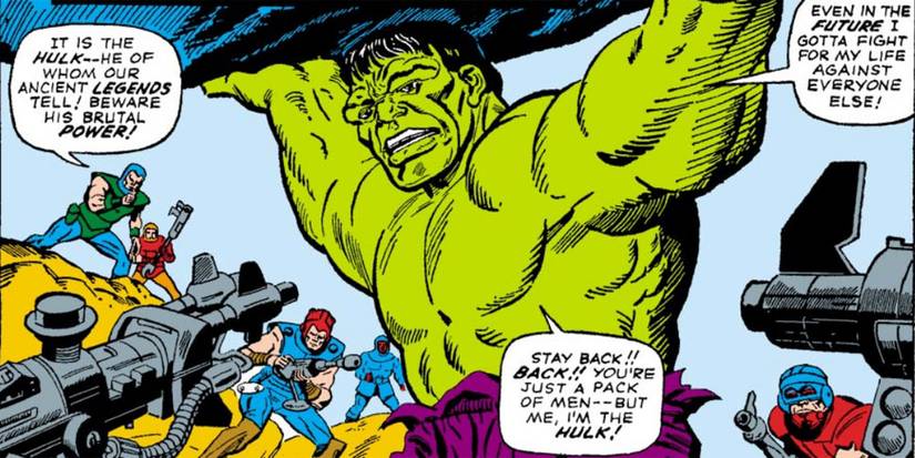 Time Machine Hulk First Marvel Heroes To Travel Through Time