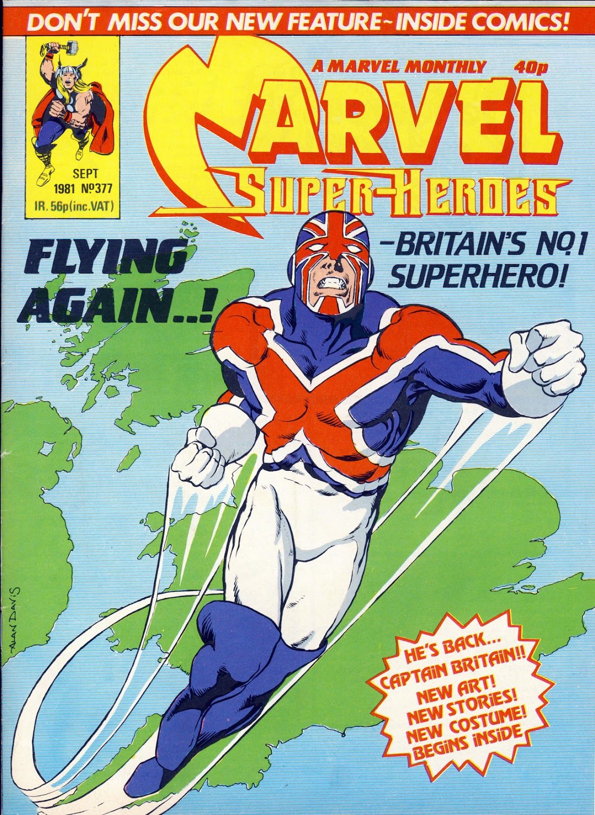 What Went Wrong With Alan Davis' First Captain Britain Comic Story?