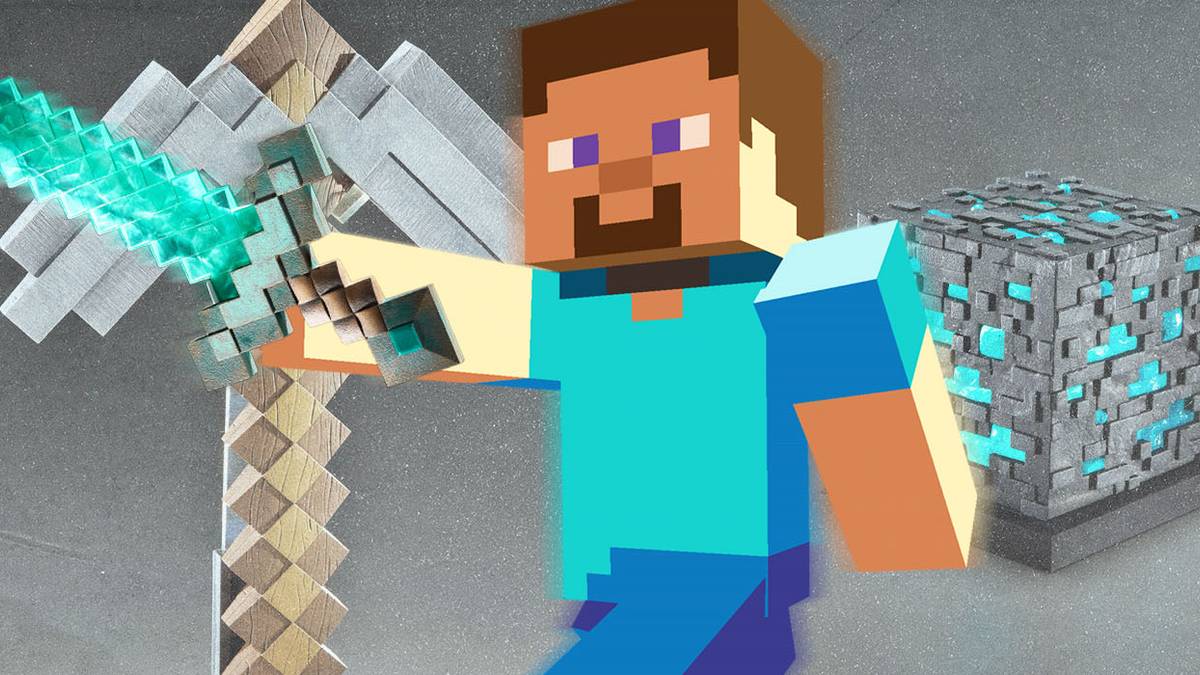 Minecraft Replicas Bring the Blocky Props to the Real World