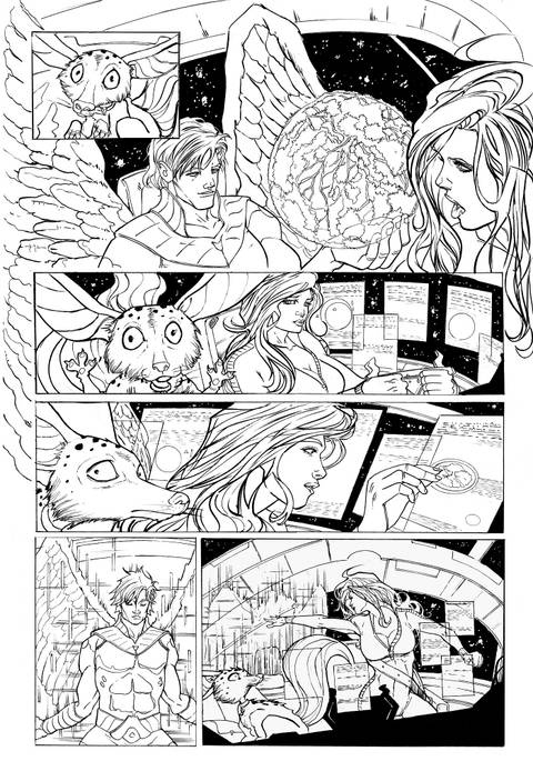 Barbarella Makes Out With an Alien in Her New Series’ Exclusive First Look