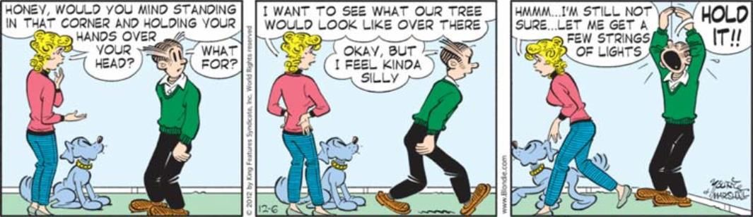 Blondie and Dagwood Celebrated Many Christmases In Their 79-Year Marriage