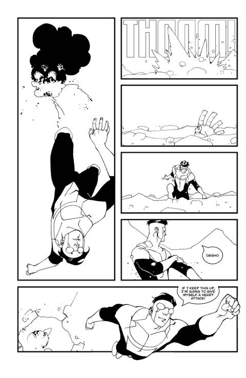Invincible Undeluxe Reprints Mark Grayson's Origin in Black and White ...