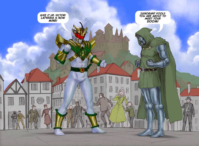 Line it is Drawn: Power Rangers Comic Book Team-Ups/Mash-Ups