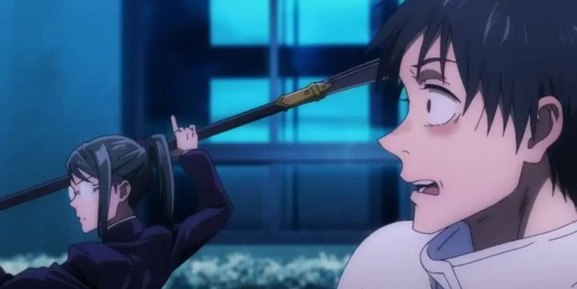 Maki and Yuta prepare for battle in Jujutsu Kaisen 0.