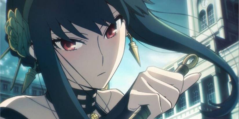 A closeup shows Yor Briar as Thorn Princess from Spy x Family.