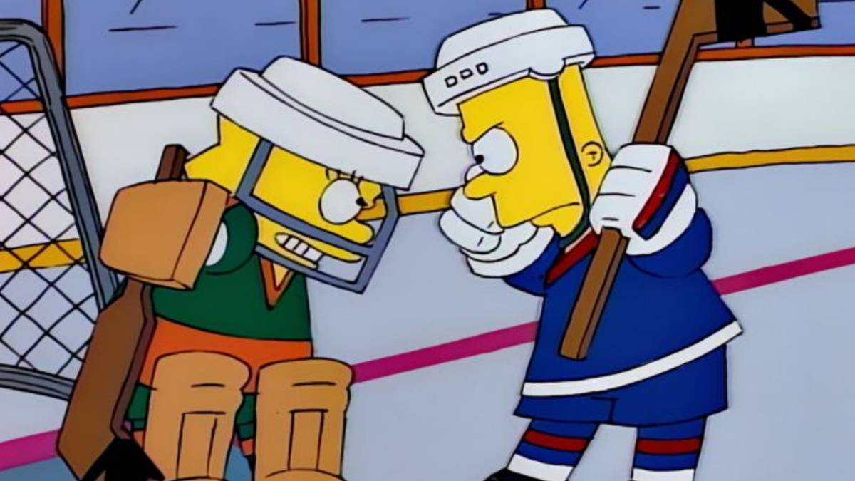 The Simpsons: Bart & Lisa's Hockey Duel Is the Show at Its Best