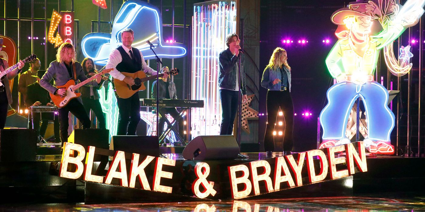 The Voice Season 22 Blake and Brayden