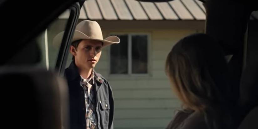 Young Jamie takes Beth to the abortion clinic in Yellowstone.