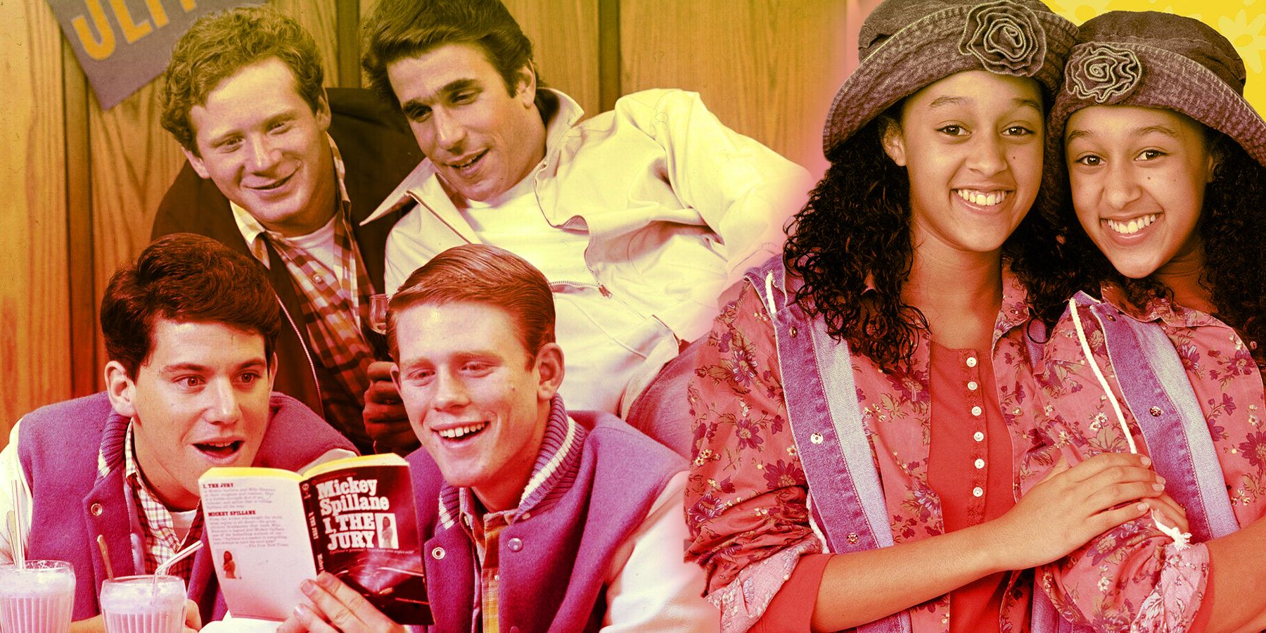 characters from happy days and sister, sister