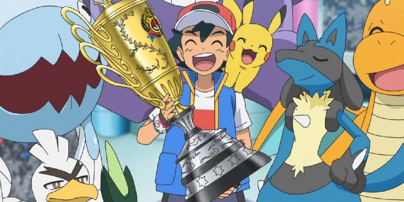 Ash Ketchum wins the Masters Eight Tournament in Pokemon Ultimate Journeys.