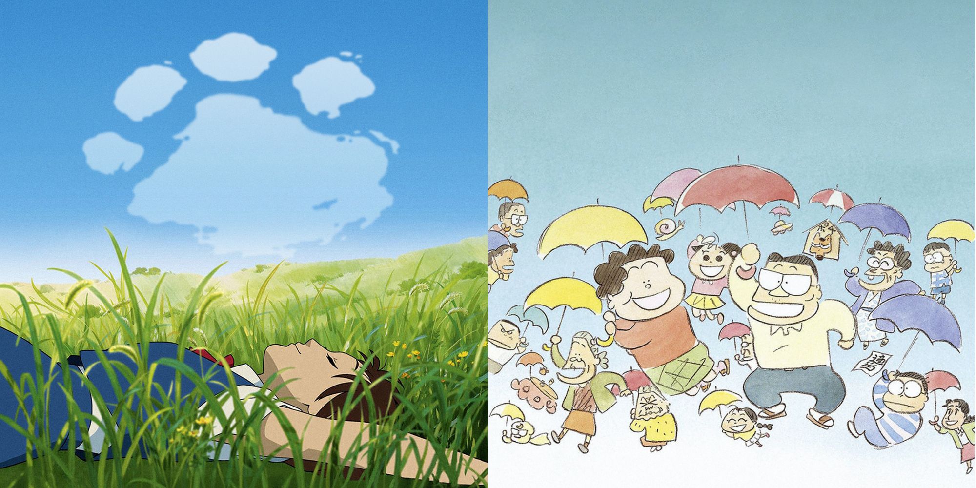 Cartazes do filme The Cat Returns e My Neighbours the Yamadas Studio Ghibli