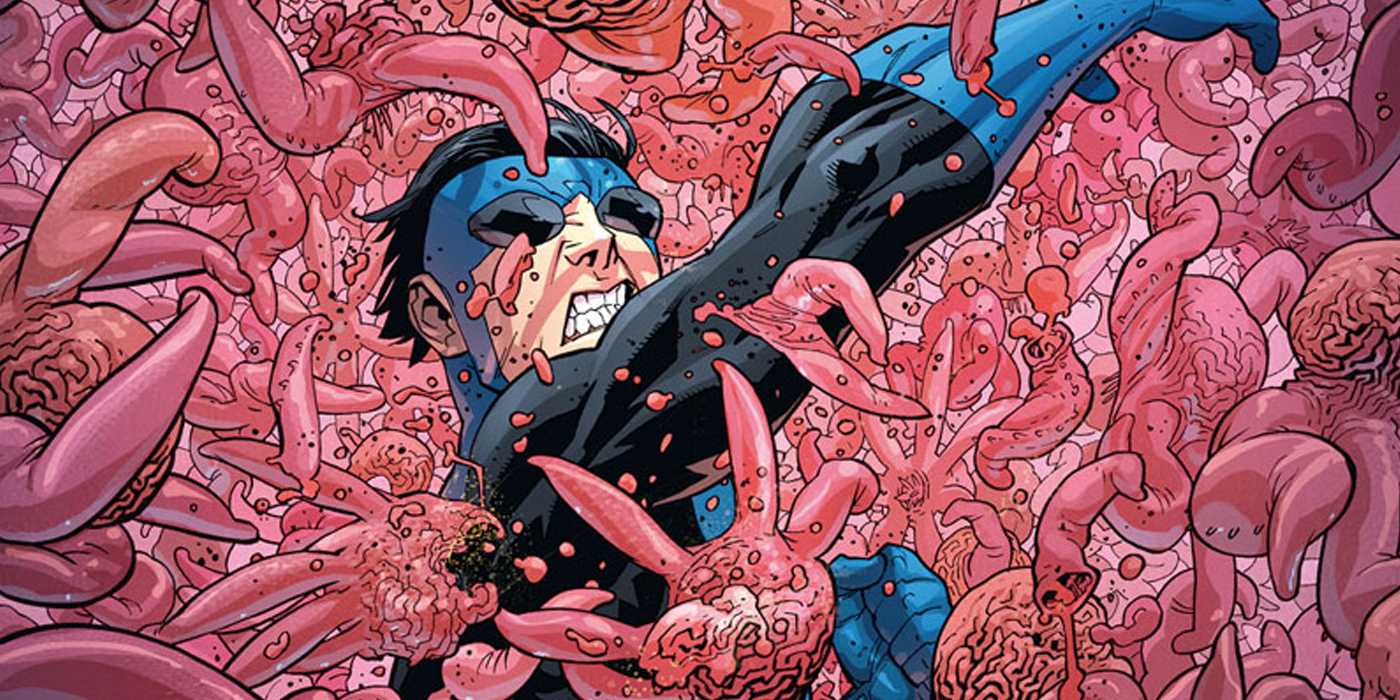 Invincible Getting Beat 10 Strongest Invincible Characters Mark Beat Wearing His Blue Suit