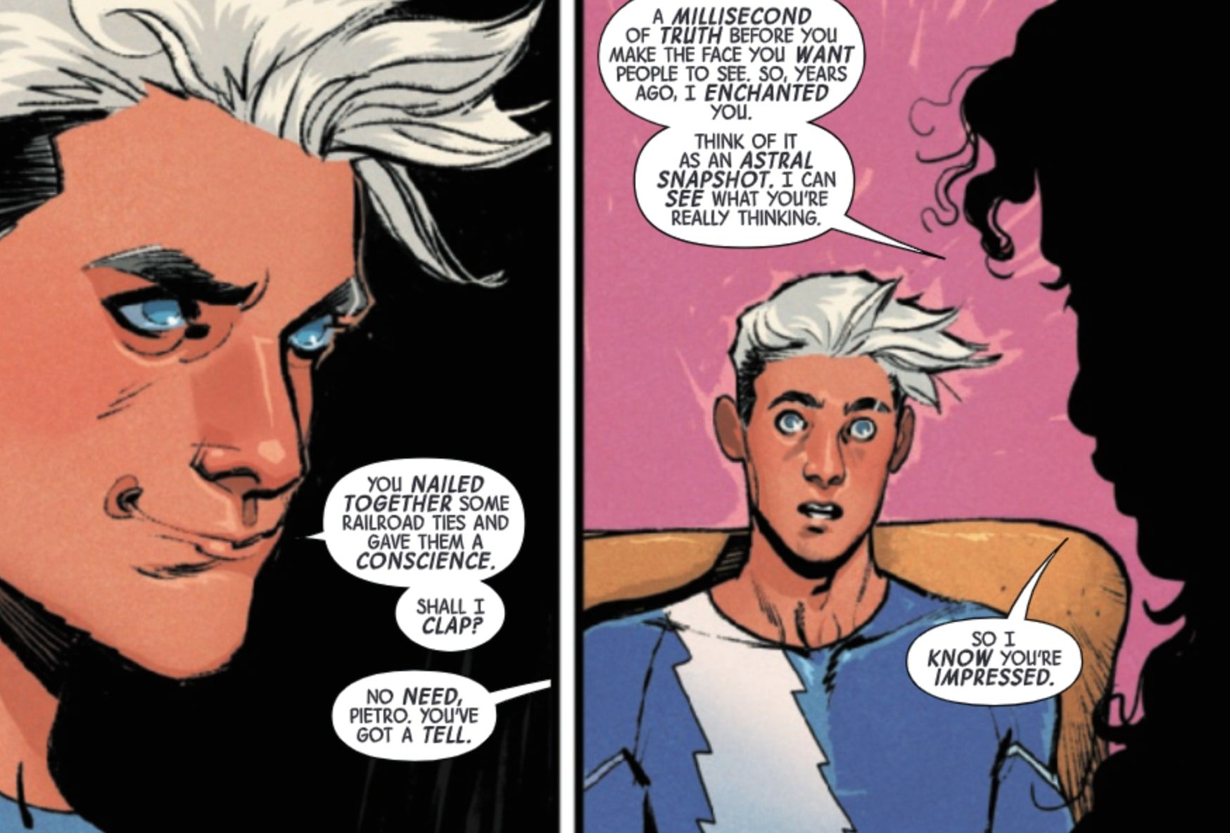 Scarlet Witch Cast a Disturbing Spell on Her Brother, Quicksilver
