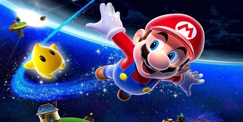 Official illustration of Super Mario Galaxy