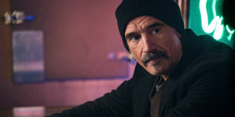 Olinsky sits at the bar in Chicago PD
