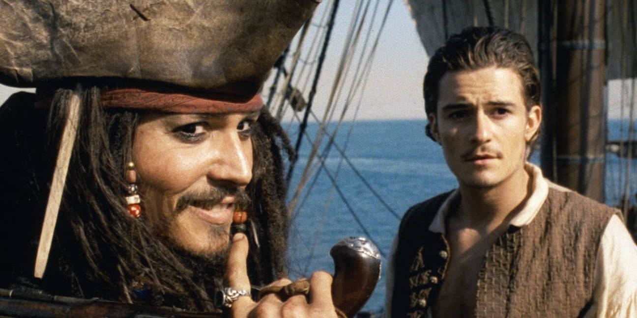 جک اسپارو و ویل ترنر در Pirates of the Caribbean