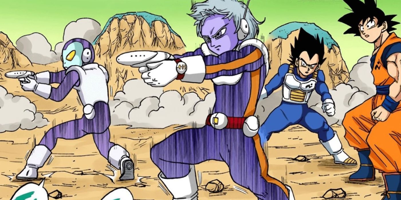Jaco, Merus, Vegeta, and Goku join the battle in Dragon Ball Super's manga.