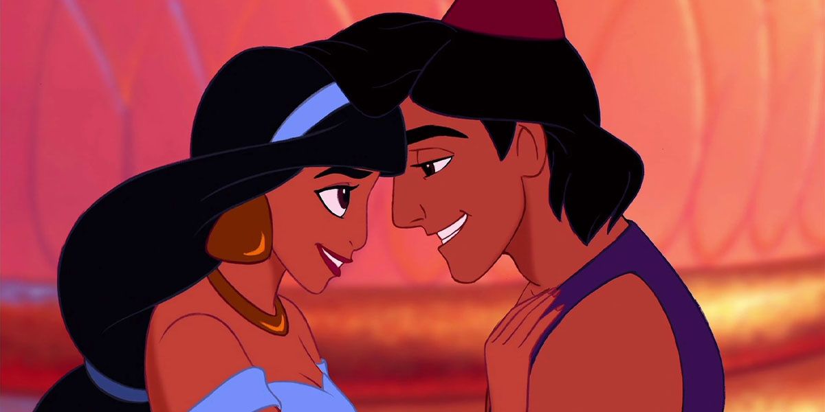 Jasmine E Aladdin Se Olham Nos Olhos Em Aladdin