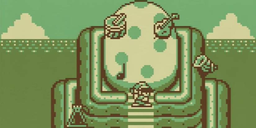 Link assembles the magical instruments in The Legend of Zelda: Link's Awakening.