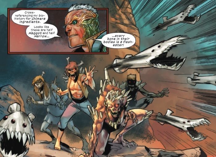 The chimeras attack the X-Men-1