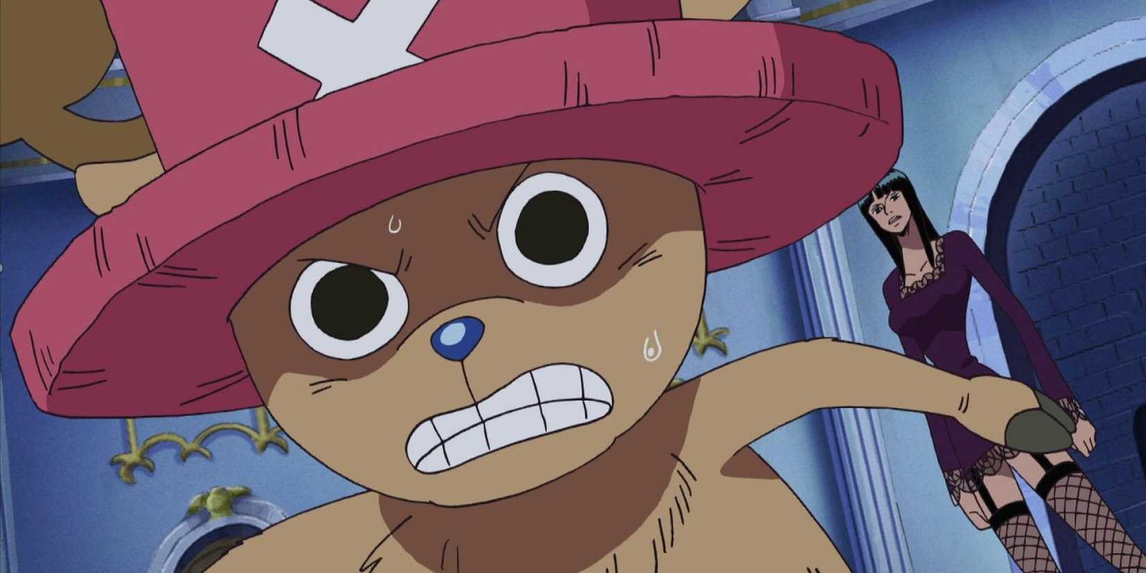 Tony Tony Chopper is ready to fight during One Piece's Thriller Bark Arc.