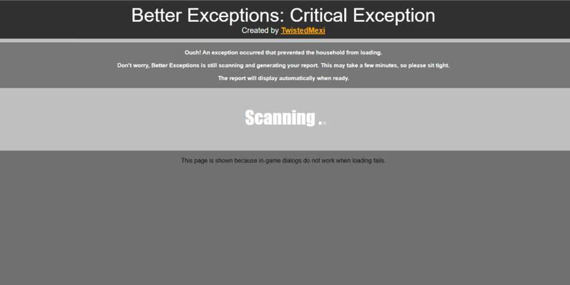 Better Exceptions Report The Sims 4: How Players With Mods Can Prepare for the Next Update