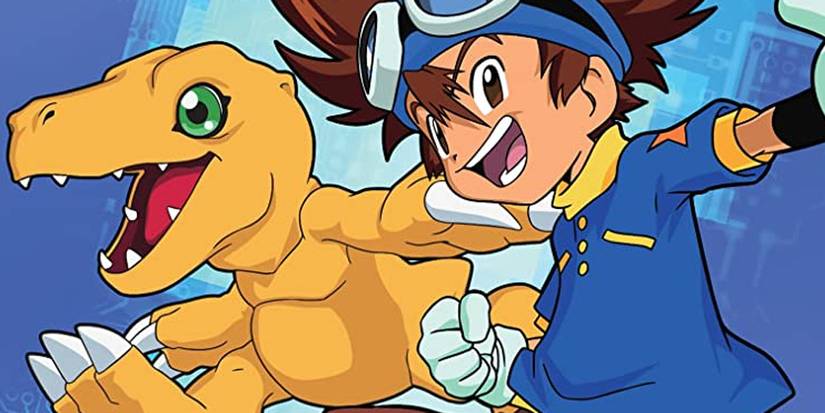 Agumon and Tai stick together in Digimon Adventure.