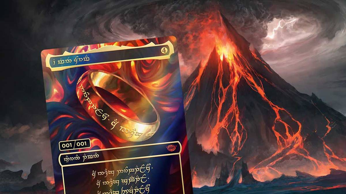 MTG Fans Want to Throw the Serialized LotR One Ring Card into a Volcano