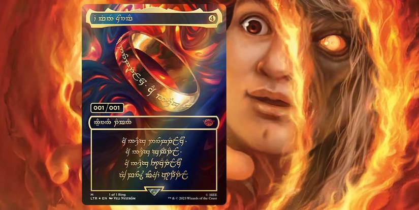 MTG's LotR One Ring Card Is Selling For Over $100 MTG's LotR One Ring Card Is Selling For Over $100