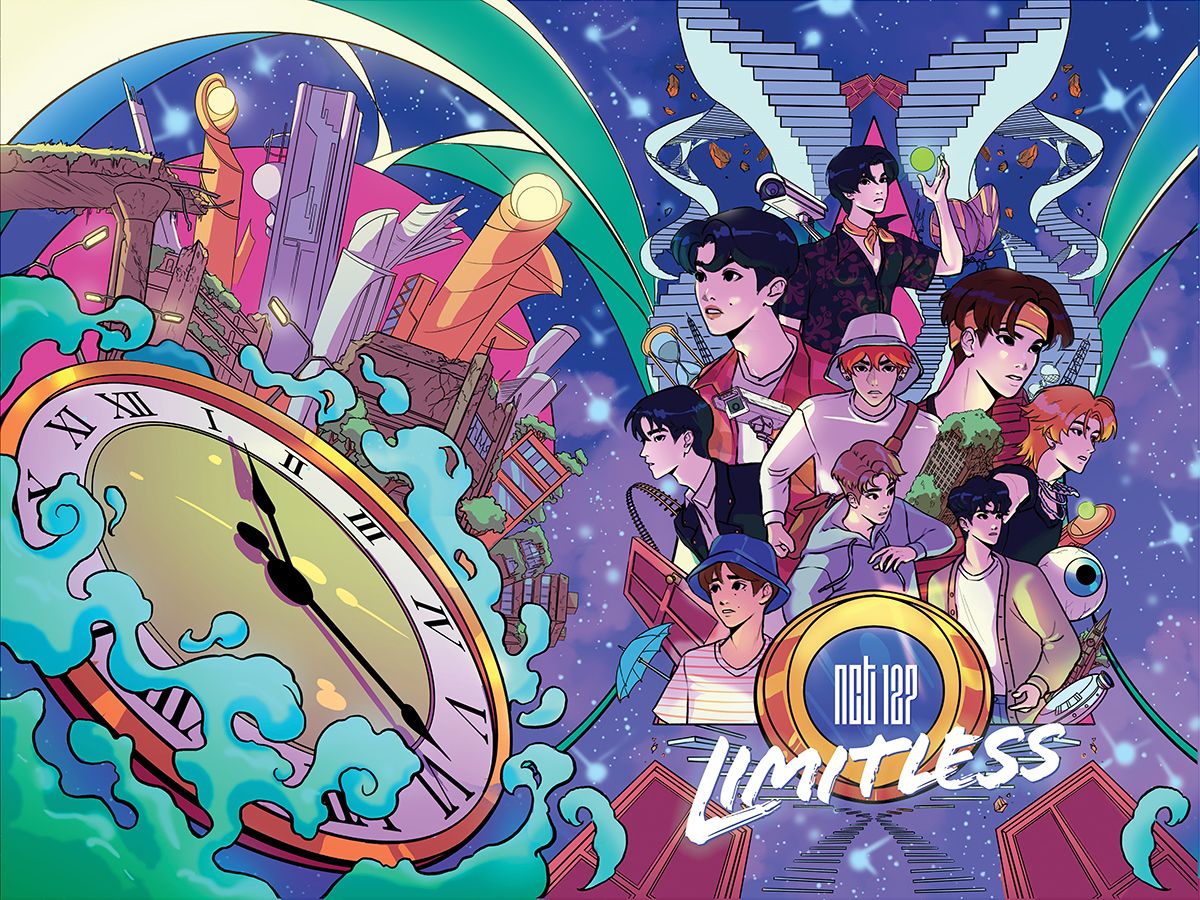 NCT127 × Z2 COMICS Deluxe edition Official preorder NCT 127: Limitless Graphic Novel by Z2 Comics
